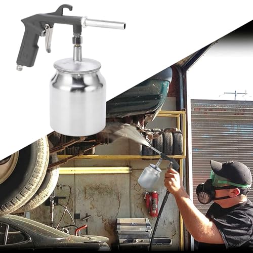 Ejoyous portable handheld sandblaster air sandblasting gun for surface cleaning and rust removal