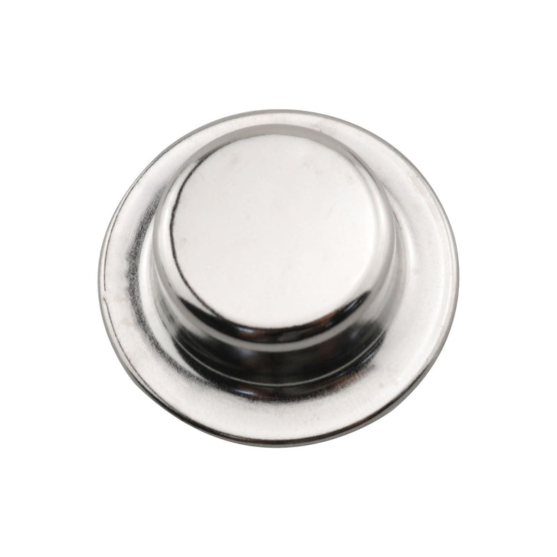 [Australia - AusPower] - 6PCS Axle Push Nut Fastener Axle Cover Nut Silver Spring Steel Push Nut Cover Stud for Lawn Mower and Wheelbarrow and Rolling Trash Cans 