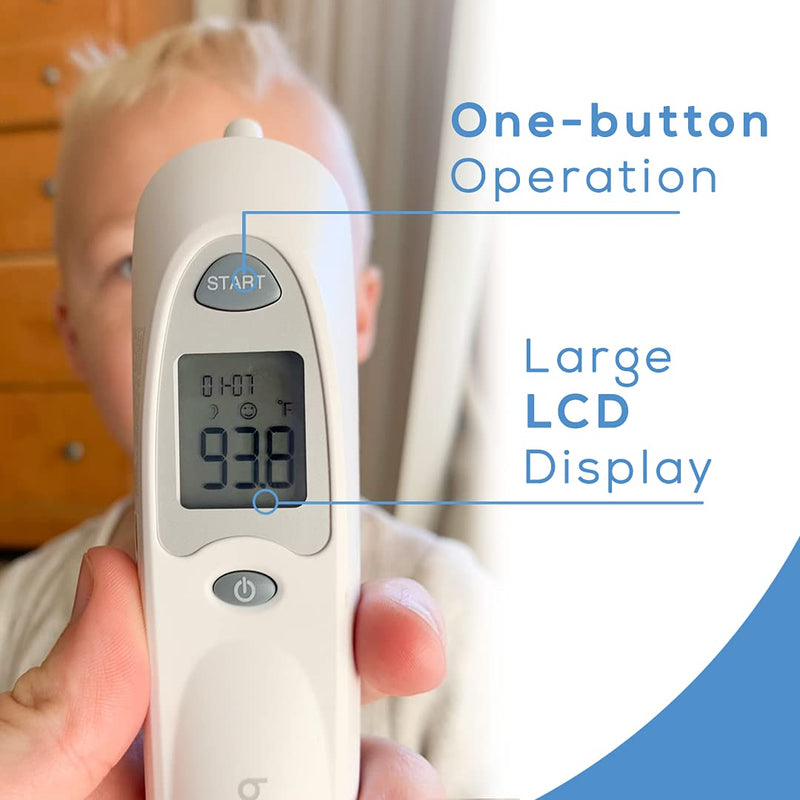 [Australia - AusPower] - Beurer Digital Ear Thermometer - Measures Body, Room & Object Thermometer for Babies, Toddlers & Adults, FT58 