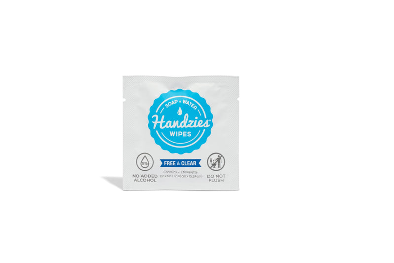 [Australia - AusPower] - Natural Soap and Water Hand Wipes, Hypoallergenic, Free and Clear, Individually Packaged Singles (24) Unscented 24 Count (Pack of 1) 