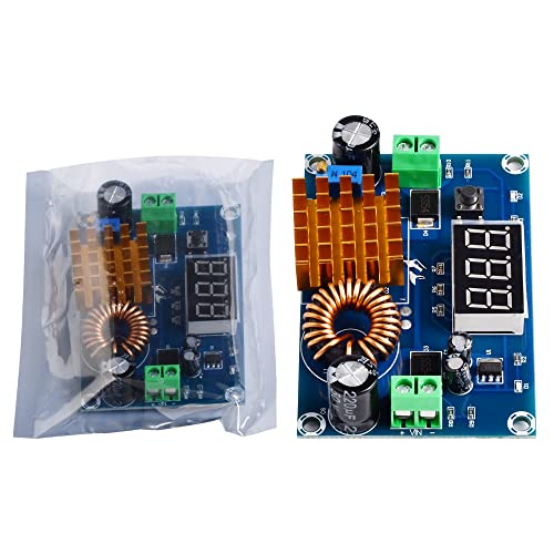 Heemol DC-DC Boost Converter Module 3-35V to 5-45V XH-M411 Adjustable Step Up Voltmeter with Digital Display 1 piece