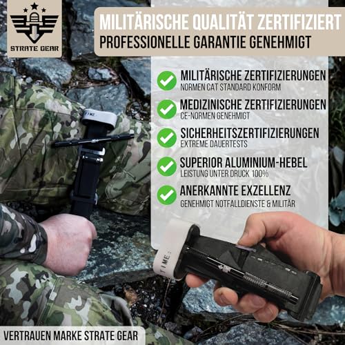 2x Tourniquet Tactical Military Military Survival Kit CAT Combat Application First Aid Emergency Equipment Emergency TQ Outdoor Set Rescue