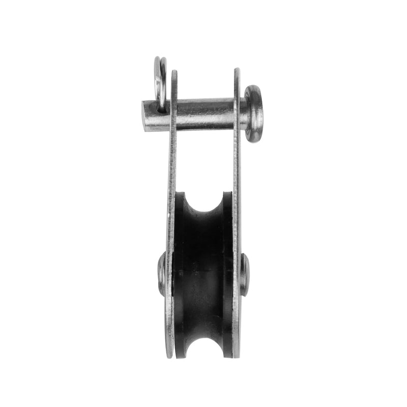 [Australia - AusPower] - 4Pcs Marine Pulley Stainless Steel Nylon Marine Pulley, Pulley Block for Rope 