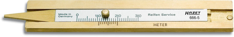 [Australia - AusPower] - HAZET 666-5 Tyre Tread Depth Gauge - Multi-Colour 