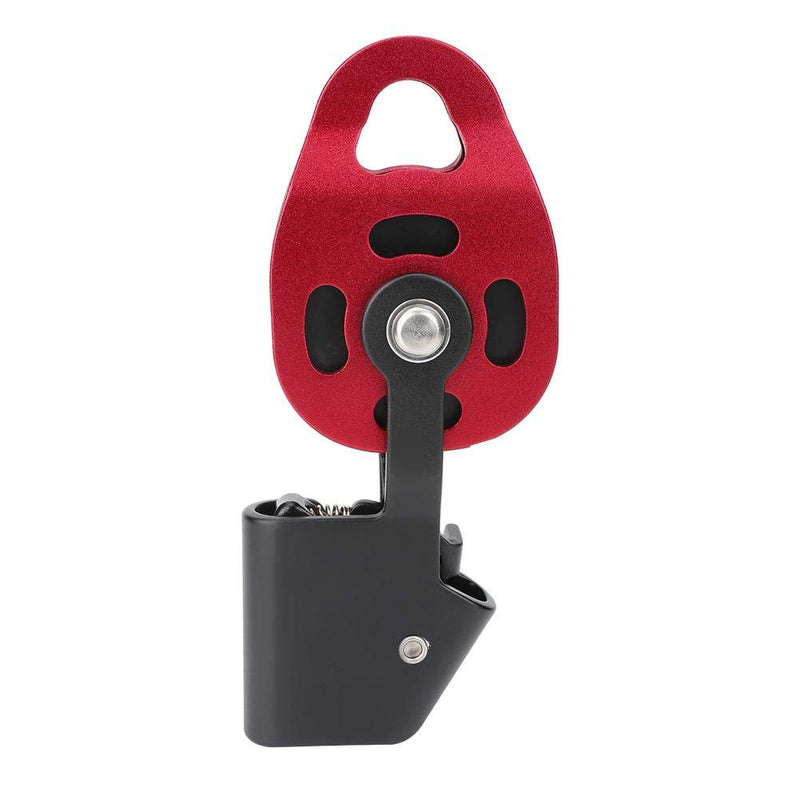 [Australia - AusPower] - Pulley Wheel, Pulley Climbing Single s Wheel, 4KN Aluminium Heavy Duty Single s Rope Pulley Block for 8-12mm Rope Climbing Pulley Lifting Device Pulley 