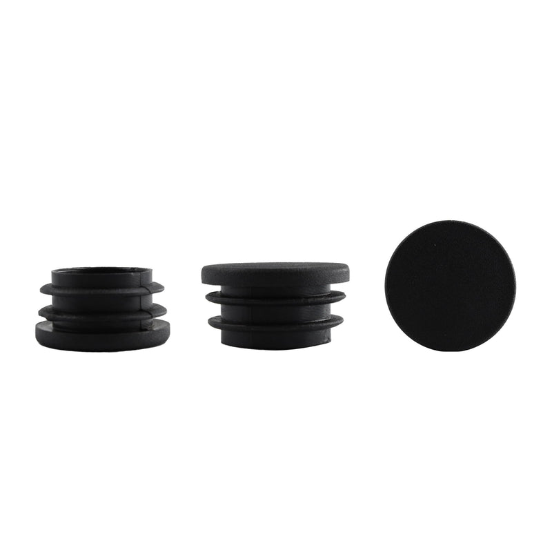 [Australia - AusPower] - 20Pcs 32mm(1-1/4Inch) Round Plastic Plug, Round Pipe Tubing End Cap, Black Furniture Finishing Sliders, Plastic Glide Protection for Round Metal Tube and Furniture 32mm(1-1/4Inch) 20 