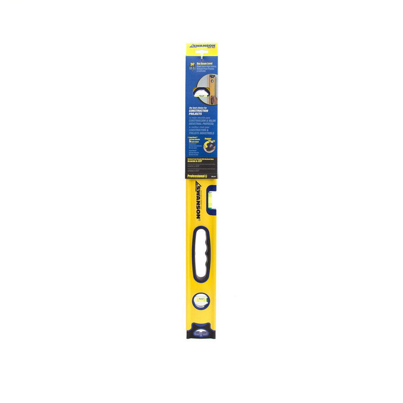 [Australia - AusPower] - Swanson Tool BBL240 24-Inch Box Beam Level (Yellow) Square 24" (inches) 