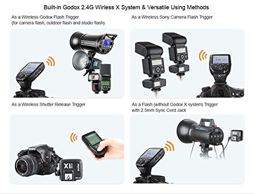 Godox Xpro-S TTL Wireless Flash Trigger for Sony A7III A7RIV A9 A99 Camera