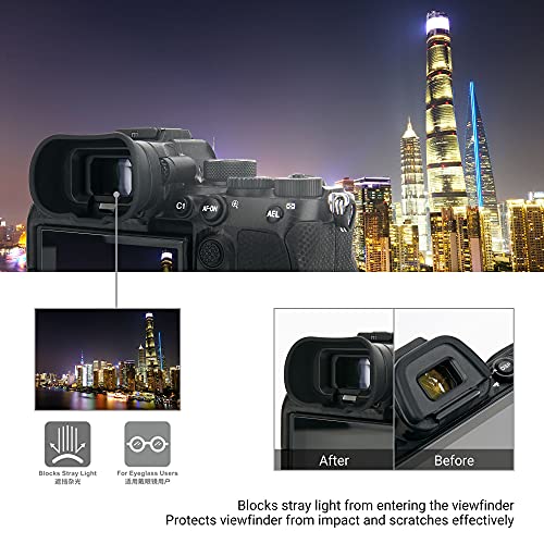 Soft FDA-EP19L Eyecup Eye Cup Viewfinder for Sony A7V A7IV A7R VI V A7S III Sony FDA-EP19 Replacement