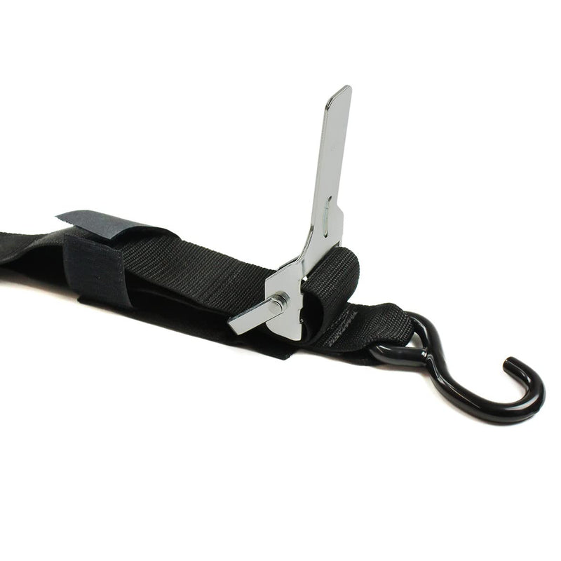 DC Cargo Mall 2" x 84" Transom Tie Down Straps – Heavy-Duty Boat Trailer Straps for Bass Boats, Jet Skis & More, Secure Fit, Easy to Use - Marine Boat Accessories 2" x 7' Manual