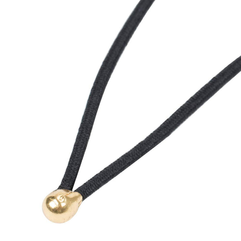 [Australia - AusPower] - Elastic Menu Band Cord for Restaurant Cafe Menu and Vine List Cover 8 1/4 Inch (Black, 25) Black 