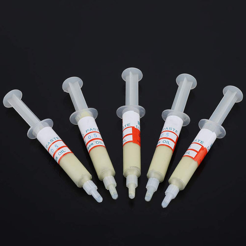 5pcs Diamond Polishing Paste W0.5 to W40 Grit 320 to 10000 for Metal Jewelry Watches Lighter Jade with Oil Soluble Abrasive for High Precision (W0 (10000 Eyepiece Polished) W0,5 (10000 Okular poliert)