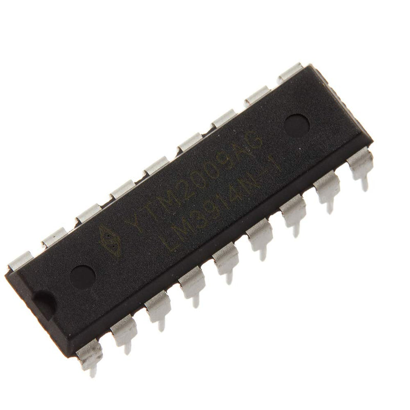 [Australia - AusPower] - 10pcs LM3914N-1 LM3914 Dot/Bar Display Driver 10-bit LED Driver,with Adjustable and programmable LED Current Driver 