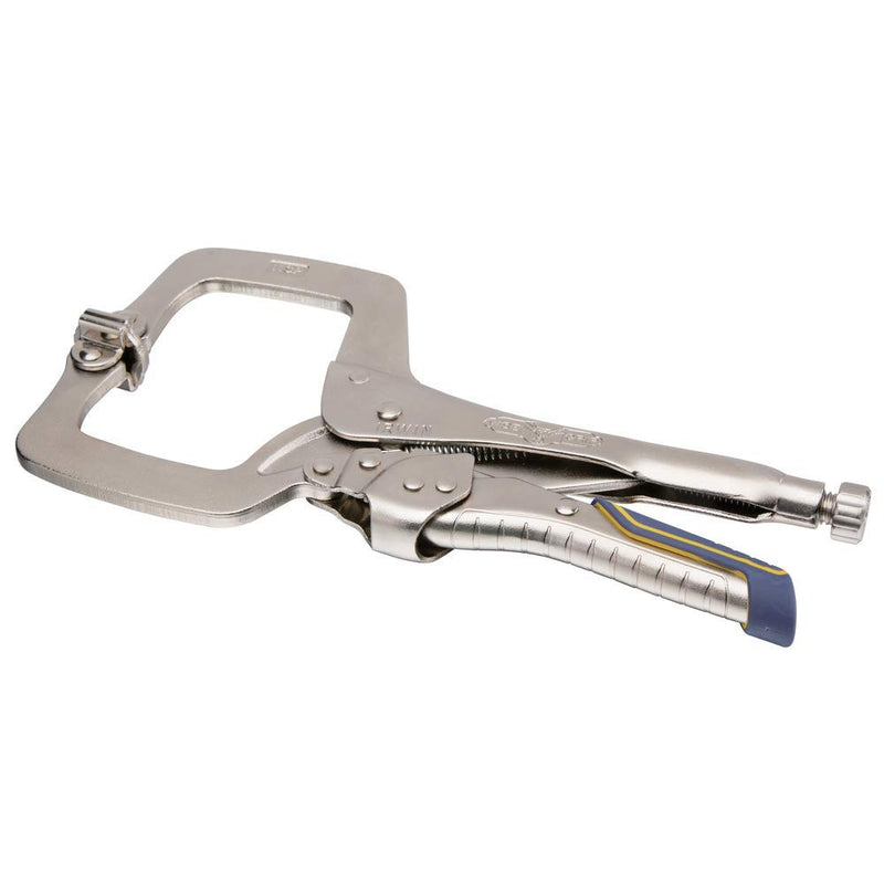 IRWIN VISE-GRIP Welding Pliers, Fast Release, C-Clamp with Swivel Pads, 11-Inch (IRHT82586) 11" Pliers w/ Swivel Pads (New)