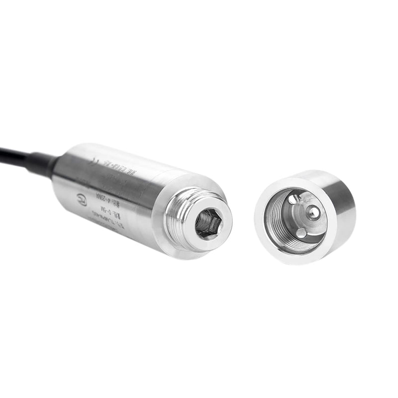 DC 24V 4-20mA Plug-In Level Sensor ALS-MPM-2F for Depth Measurement 0-5m, Stainless Steel, Anti-Corrosion, Anti-Clogging
