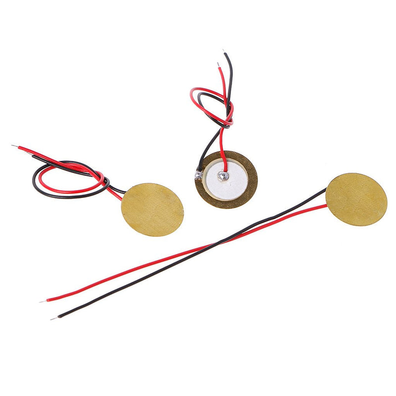 10 x 15mm Piezoelectric Piezo Ceramic Plate for Buzzer Speaker