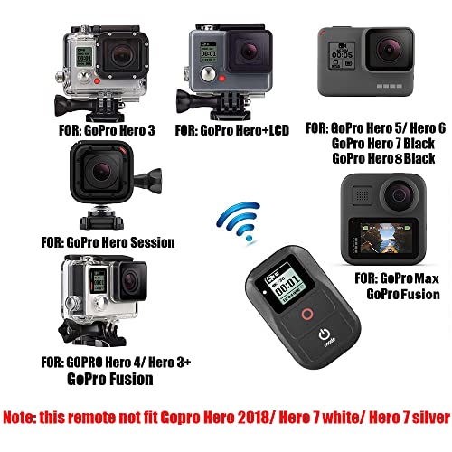 Suptig Waterproof Wireless Remote Control for Gopro Action Cameras - WiFi Remote