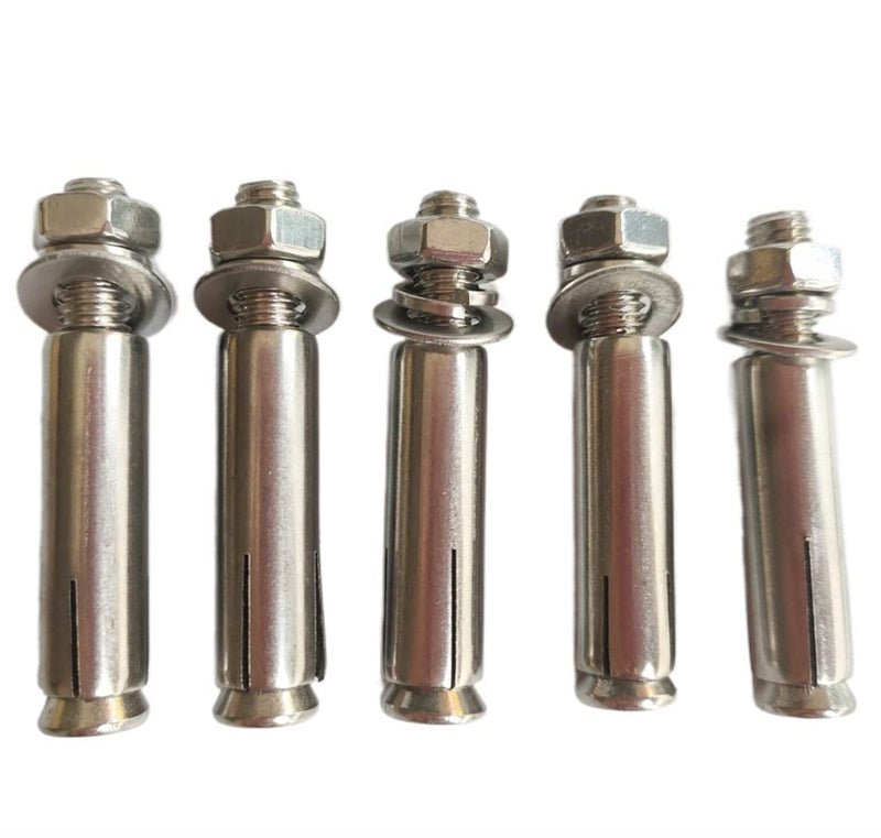 [Australia - AusPower] - Stainless Steel Expansion Bolts M6x60mm External Hex Expansion Bolt (5 Pack) 