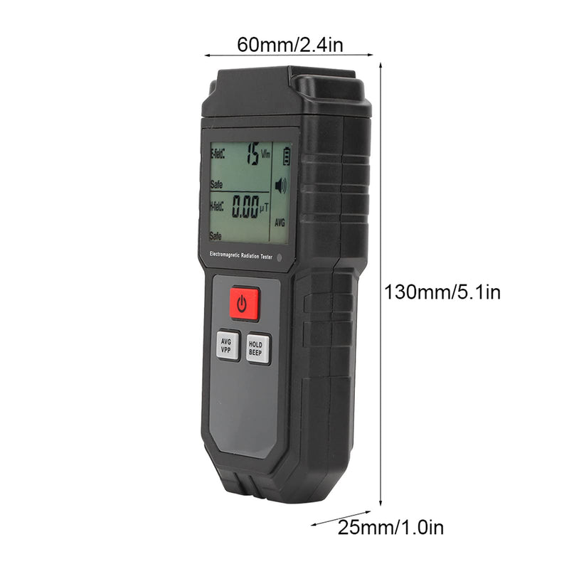 [Australia - AusPower] - Geiger Counter, Professional Nuclear Radiation Detector, Electromagnetic Field Radiation Detector X-ray Tester, Nuclear Radiation Contamination Detector, LCD Data Display 