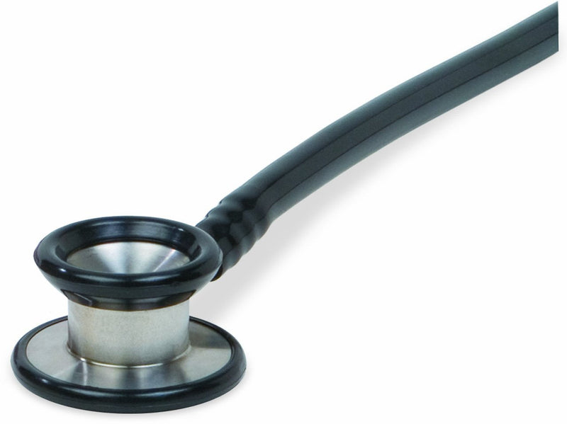 [Australia - AusPower] - Veridian Healthcare | Pinnacle Series Pediatric Stethoscope | Stainless Steel Chestpiece | Non-Chill Rings | Latex-Free | Complete Accessory Set | Black 