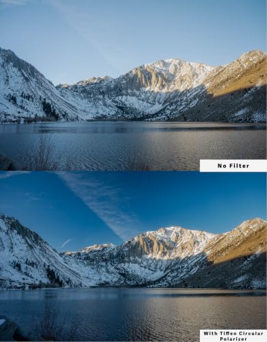 Tiffen 43mm CPL Circular Polarizing Filter Reduce Glare & Reflections