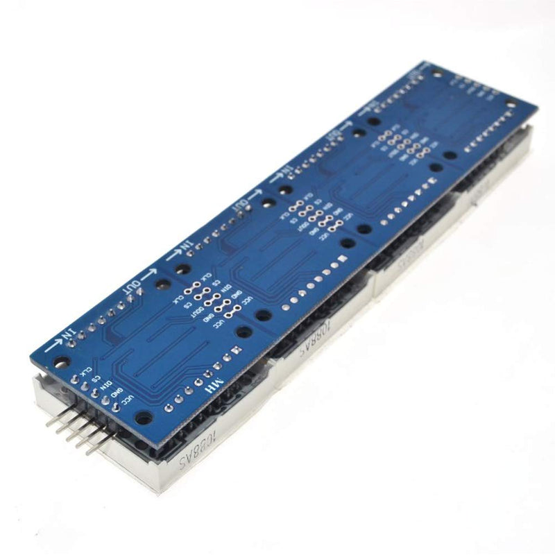 8x32 Dot Matrix Single Green Light MCU Control LED Display Module for Arduino/MCU/51/AVR/STM32/Raspberry Pi