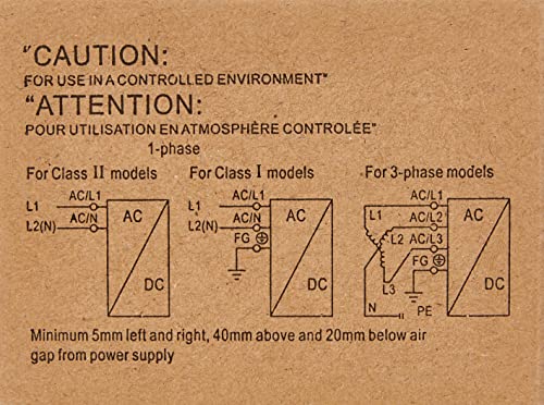 DIN Rail Power Supply 15W 12V 1.25A MeanWell HDR-15-12 DIN Rail Transformer (Pack of 2) black HDR-15-12 (Pack of 2)