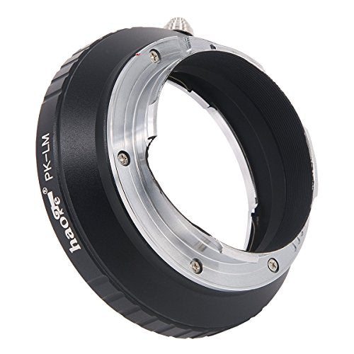 Haoge Lens Mount Adapter for Pentax K PK Mount Lens to Leica M LM Mount Camera Such as M240, M240P, M262, M3, M2, M1, M4, M5, CL, M6, MP, M7, M8, M9, M9-P, M Monochrom, M-E, M, M-P, M10, M-A
