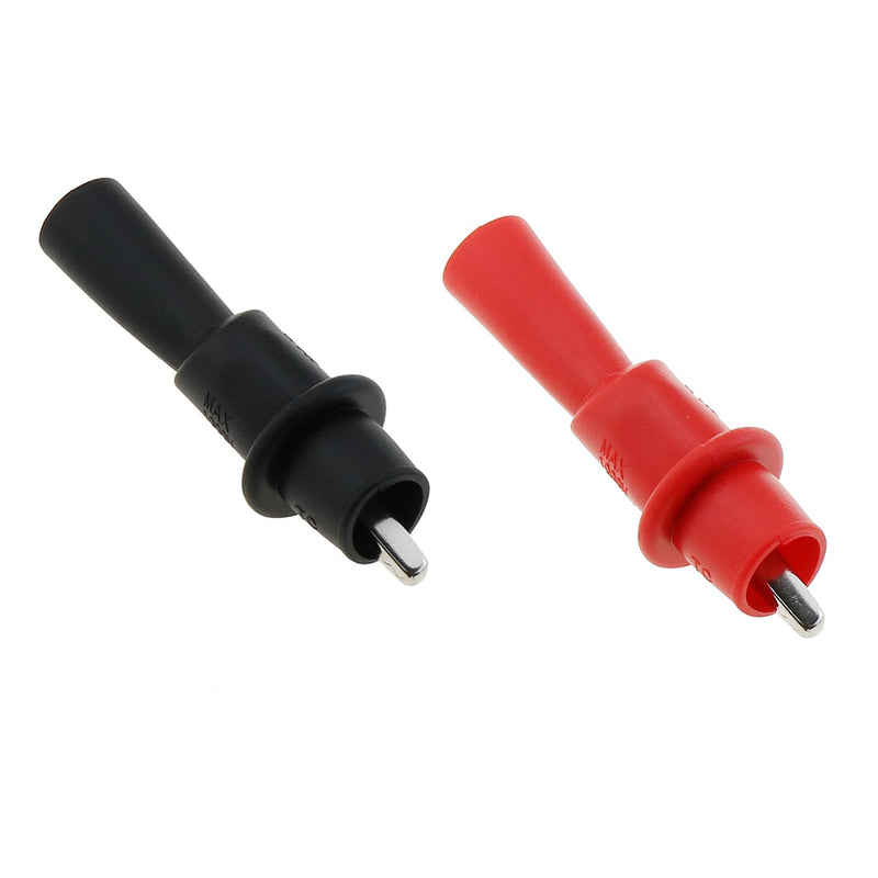 [Australia - AusPower] - 4PCS 10A 1000V Multimeter Push On Insulated Alligator Clips Multi Testers for Electrical Testing 