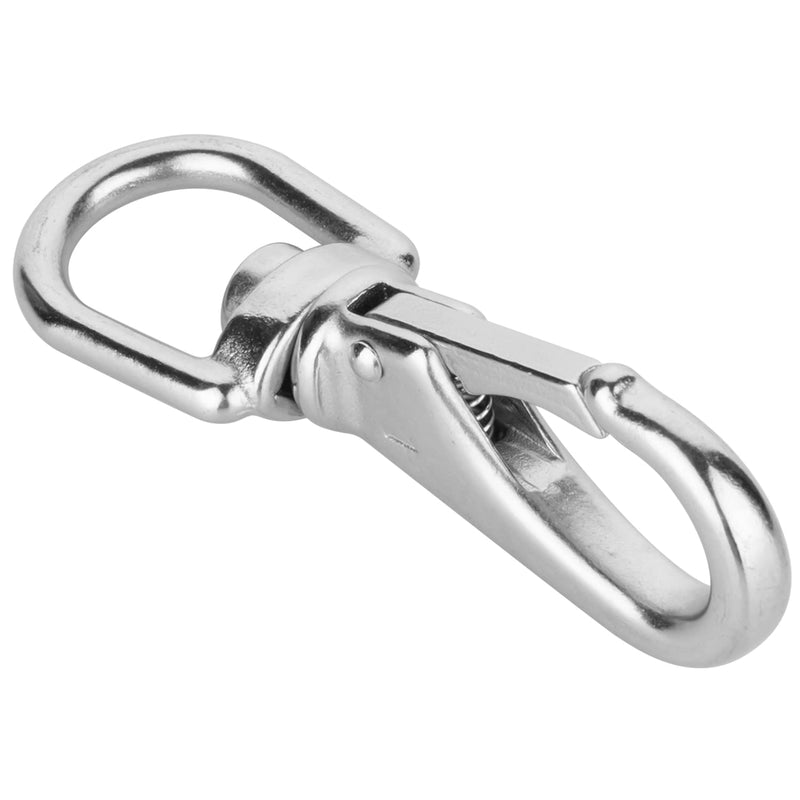 [Australia - AusPower] - 3-1/2'' Stainless Steel Swivel Snap Hooks #1 Heavy Duty 3/4'' Swivel Eye - for Scuba Diving, Flagpole Rope, Bird Feeders, Dog Leashes, Bags, Belting, Straps, Luggage, etc - Pack of 4 