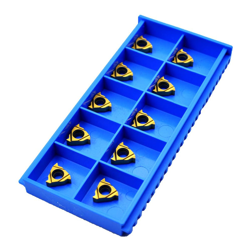 [Australia - AusPower] - 11ER A60/11IR A60 CNC Lathe Indexable Threading Carbide Insert Blade, 10 PCS 11ER A60 