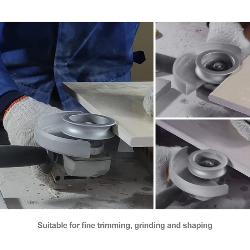 SHDIATOOL Diamond Profile Grinding Wheel 3-3/8 Inch, Height 30mm Half-Round Edge Hand Grinder Disc for Stone Marble Granite Rock Diameter 86mm/Height 30mm 1