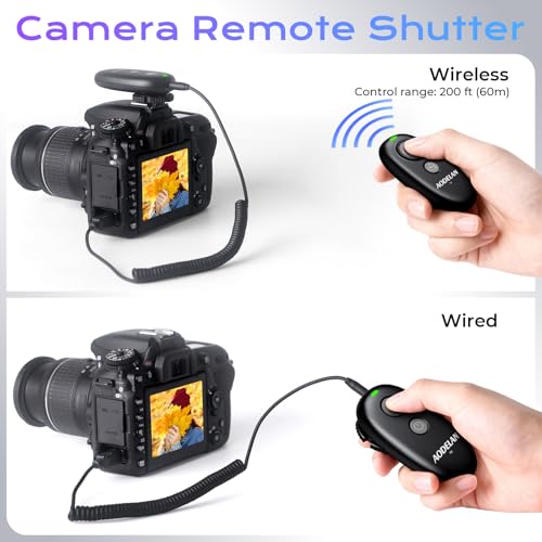 Upgraded Rechargeable USB-C Wireless Camera Shutter Release Remote Control Upgraded remote for Nikon