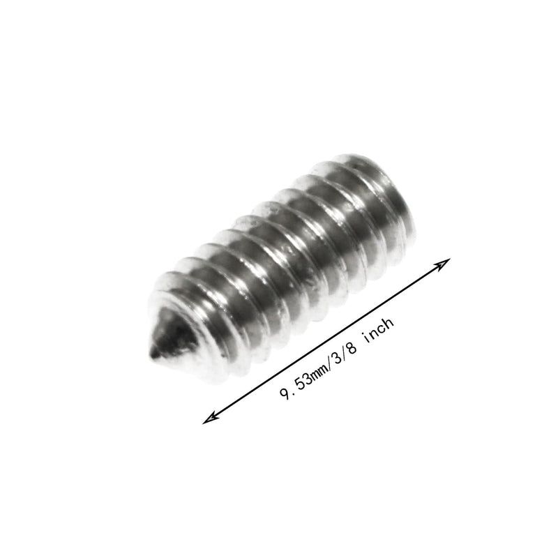 [Australia - AusPower] - Set Screws Maxmoral 20pcs #8-32 x 3/8" Stainless Steel Cone Point Grub Screw/Set Screws for Door Handle, Bathroom ?#8-32 x 3/8Inch 