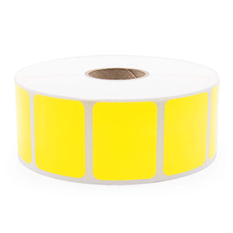 Zebra Yellow UPC Stickers 1.25" x 1" (LV-800512-105Y)
