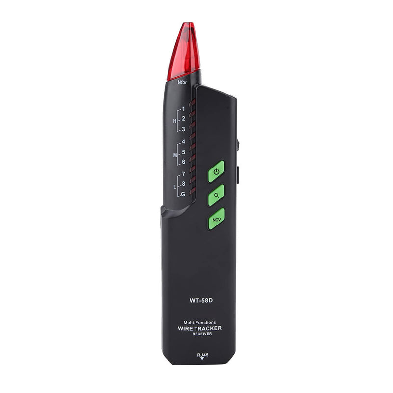 [Australia - AusPower] - Wire Tracker, WT-58D Network Cable Tester, Portable Multifunction Breakpoint Tester RJ11 RJ45 Telephone Cable, Network and Cable Tester 