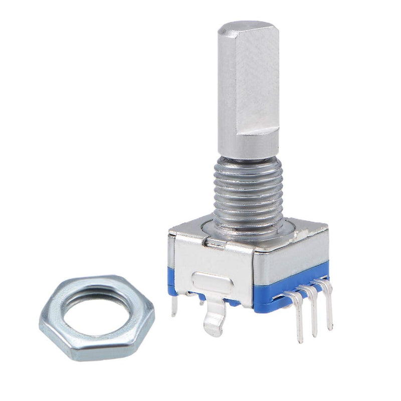[Australia - AusPower] - sourcing map 360 Degree Rotary Encoders Code Switch Digital EC11 7 Pins 20 mm D-Shaft Pack of 5 