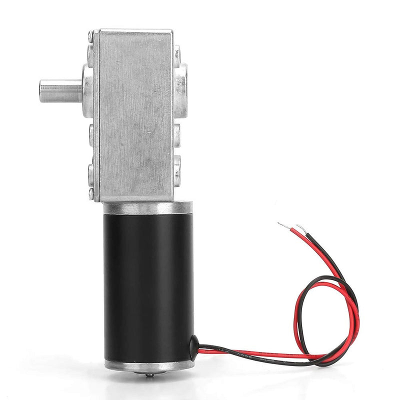 [Australia - AusPower] - Reversible Worm Gear Motor, 24V 8mm Shaft Worm Gear Motor High Torsion Speed Reduce Electric Motor for Curtain Machine Advertising Equipment Window Opener Smart Device (10RPM) 10RPM 