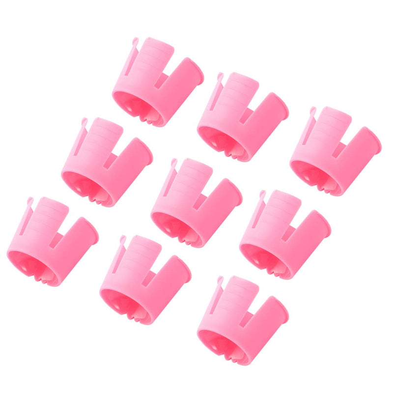 [Australia - AusPower] - ARTIBETTER 50pcs Plastic Dappen Dish Disposable Mixing Bowls Small Plaster Cup Container for Dental Nails Acrylic Tattoo Red 