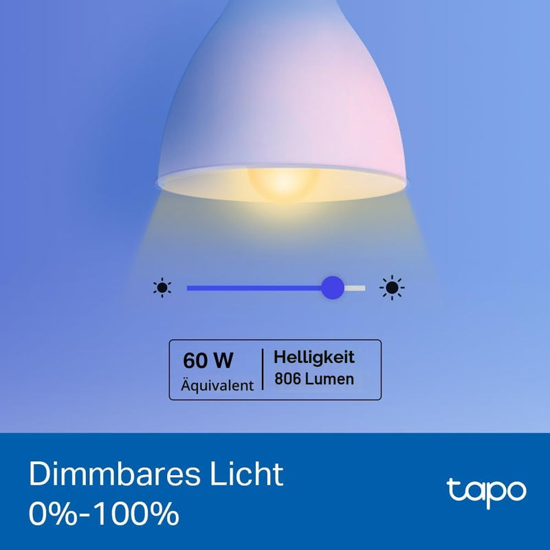 TP-Link Tapo L530E Smart WiFi Light Bulb E27, Multicolored Dimmable Alexa Smart Lamp, Smart Home Alexa Accessories, Compatible with Alexa, Google Assistant, Tapo App, Operations and Schedules, No Hub Required