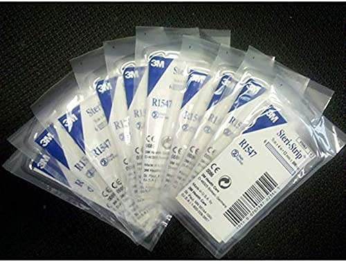 [Australia - AusPower] - 3M Steri-Strip Reinforced Skin Closures - 1/2" x 4" - 20 Pack of 6 Strip Envelope (120 Strips) 