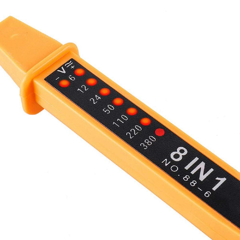 [Australia - AusPower] - Electric Circuit Tester, MACHSWON 8 in 1 Voltage Tester Probe Pen Continuity Detector Pen Meters Tester, 6V~380V 