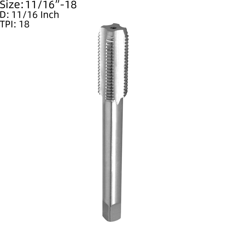 [Australia - AusPower] - Burkit 11/16"-18 UNS Tap and Die Set, 11/16 x 18 UNS Machine Thread Tap and Round Die Right Hand 11/16-18 UNS 