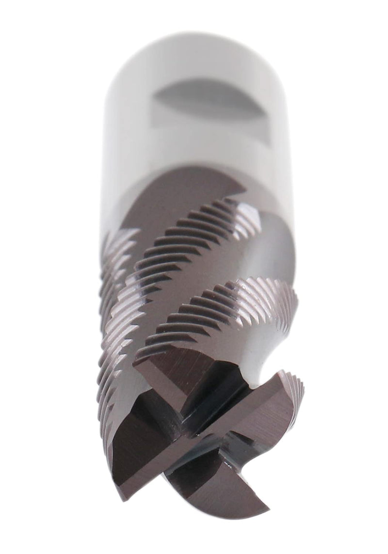 [Australia - AusPower] - Accusize Industrial Tools Standard Tooth M42 8% Cobalt Tialn Roughing End Mill, 3/4'' by 3/4'' by 1-5/8'' Flt Length, 1102-0034 3/4" Dia, 3/4" Shk Dia, 1-5/8" Flt Length 