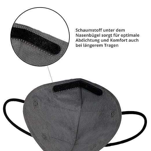 Simplecase Pack of 40 FFP2 Masks, CE Certified by Officially Named Body CE2834/0598, Respirator Mask, Particle Filter Mask