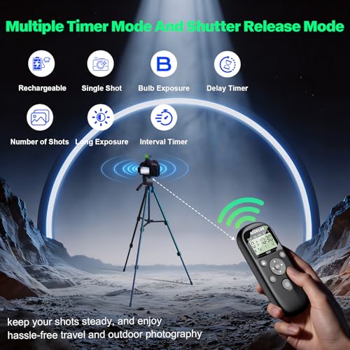 AODELAN USB-C Rechargeable Intervalometer Timer Remote Control for Sony Timer Remote for Sony