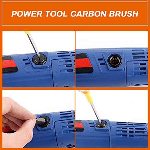 OTOTEC 2 pairs of carbon brushes 13x8.5x5mm with automatic stop, compatible with Festool RO 125 FEQ RO 150 E WST 150 7 E power tools