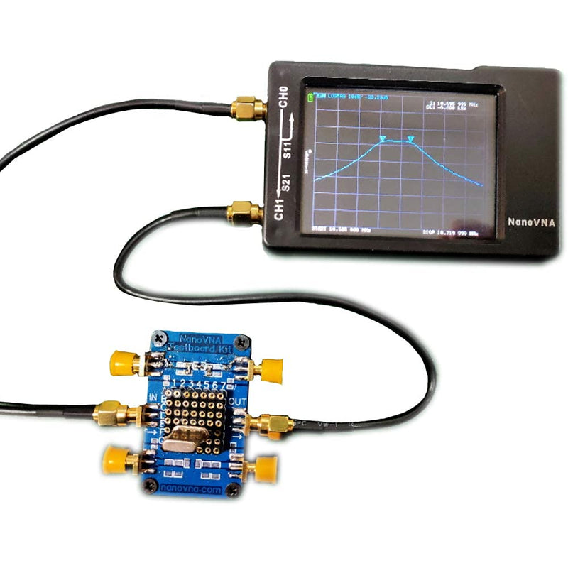 [Australia - AusPower] - AURSINC NanoVNA Vector Network Analyzer 10KHz -1.5GHz V3.4 with 2.8'' Touchscreen + Nanovna Testboard Kit Network Analysis Test Demo Board 