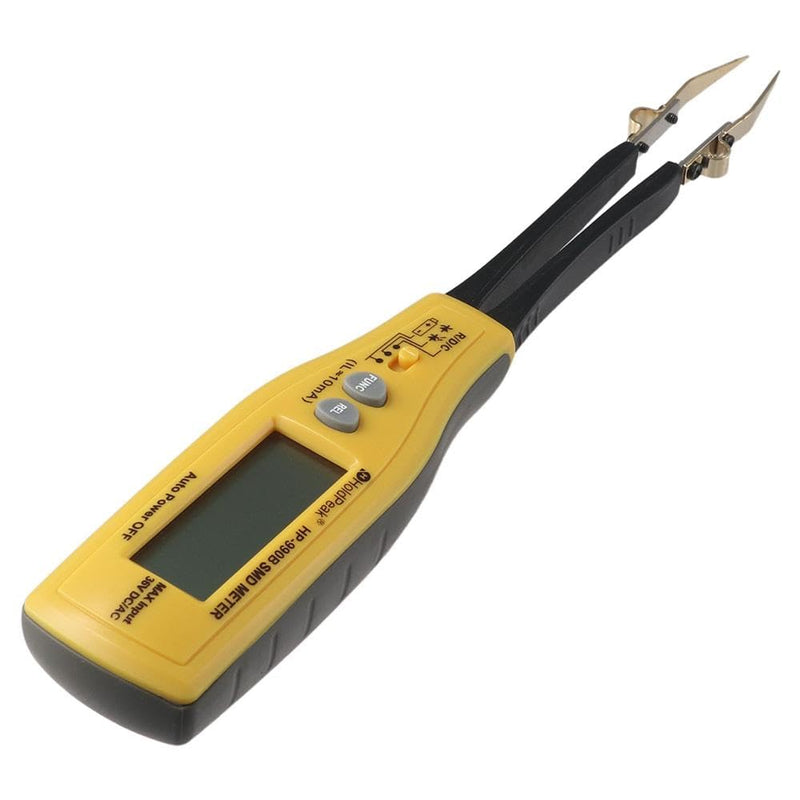 [Australia - AusPower] - FEIYING Handheld Multimeter Tweezer HP-990B Battery not Included Yellow LCR Meters Surface Mount Capacitance Tester 