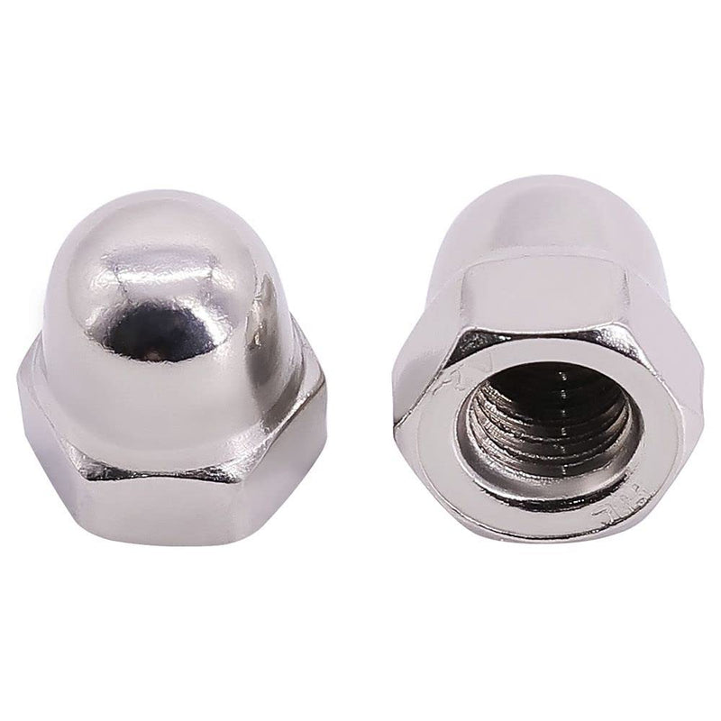 [Australia - AusPower] - M12-1.75 (10 Pcs) Acorn Cap Nut, 304 Stainless Steel 18/8, Hex Drive, Hex Dome Head Cap Nut, DIN1587 M12-1.75 10 